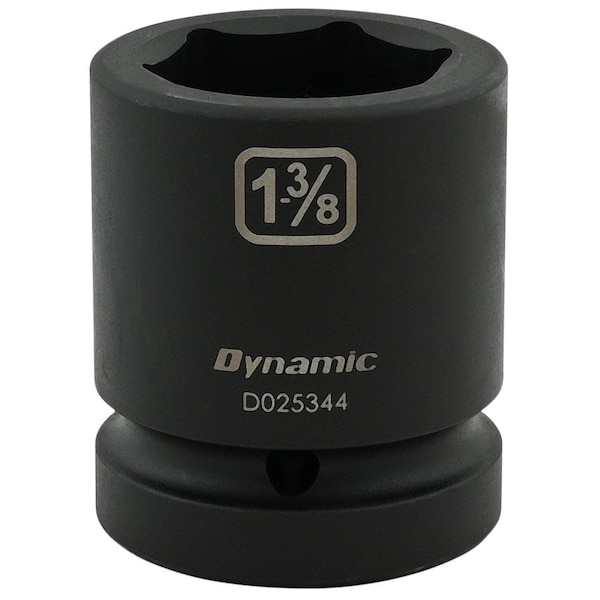 1" Drive Standard Socket, Black Phosphate, Tools 1-3/8" X 1" Drive, 6 Point Standard Length